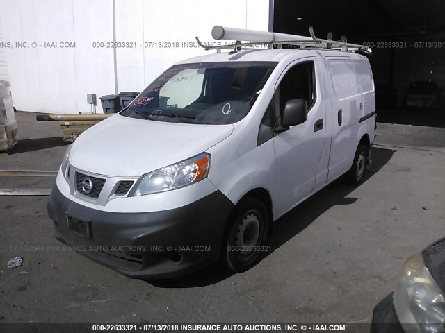 3N6CM0KN9EK701269 - 2014 NISSAN NV200 2.5S/2.5SV WHITE photo 2