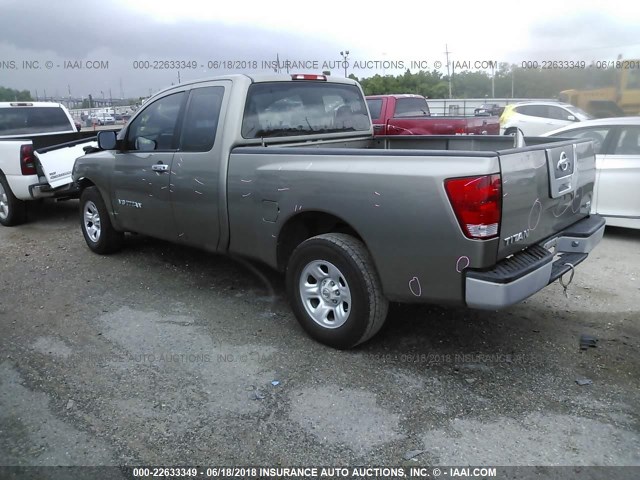 1N6BA06AX6N550918 - 2006 NISSAN TITAN XE/SE/LE GRAY photo 3