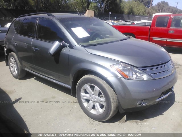 JN8AZ08T27W502187 - 2007 NISSAN MURANO SL/SE/S GRAY photo 1