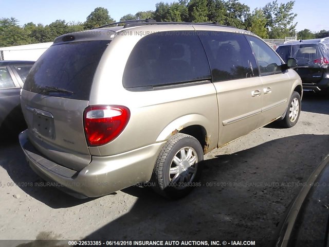 2C8GP54L15R284701 - 2005 CHRYSLER TOWN & COUNTRY TOURING GOLD photo 4