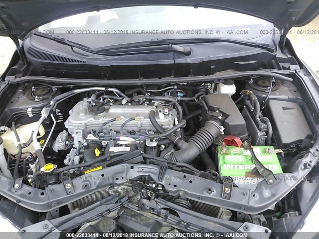 2T1KU4EE4CC848899 - 2012 TOYOTA COROLLA MATRIX  GRAY photo 10