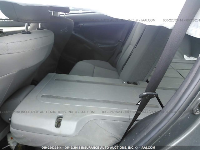 2T1KU4EE4CC848899 - 2012 TOYOTA COROLLA MATRIX  GRAY photo 8