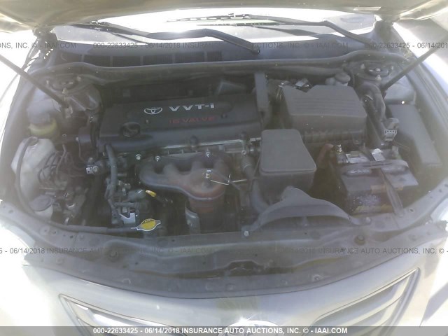 4T4BE46K18R046713 - 2008 TOYOTA CAMRY CE/LE/XLE/SE GRAY photo 10