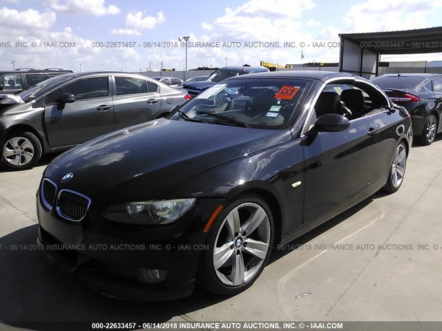 WBAWL73598PX44410 - 2008 BMW 335 I BLACK photo 2