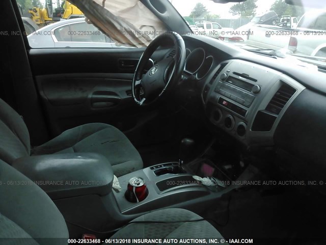 3TMLU4EN4AM055059 - 2010 TOYOTA TACOMA DOUBLE CAB შავი ფოტო 5