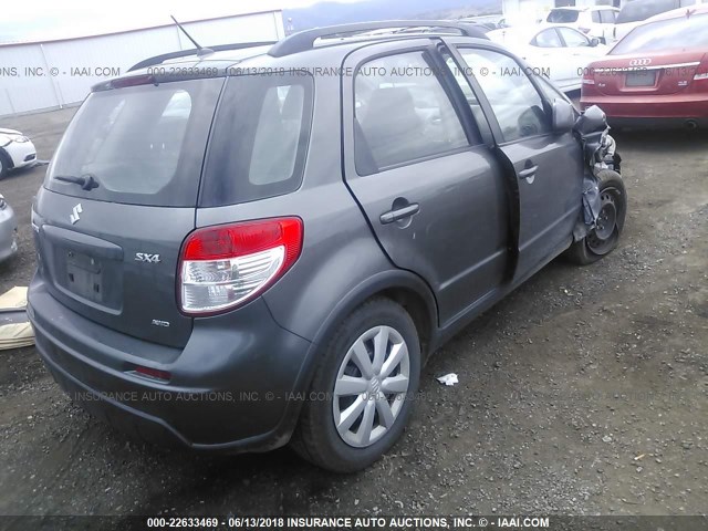 JS2YB5A34B6301413 - 2011 SUZUKI SX4 GRAY photo 4