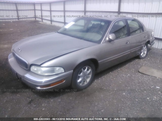 1G4CW54K714232878 - 2001 BUICK PARK AVENUE  GOLD photo 2