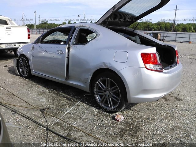 JTKJF5C70B3009249 - 2011 TOYOTA SCION TC 银色 照片 3