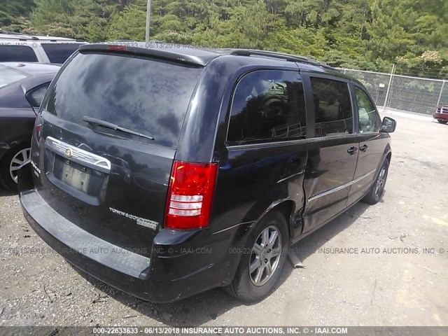 2A4RR5D12AR192861 - 2010 CHRYSLER TOWN & COUNTRY TOURING BLACK photo 4