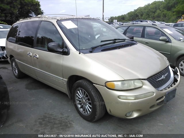 1C4GP64L3YB695947 - 2000 CHRYSLER TOWN & COUNTRY LIMITED GOLD photo 1