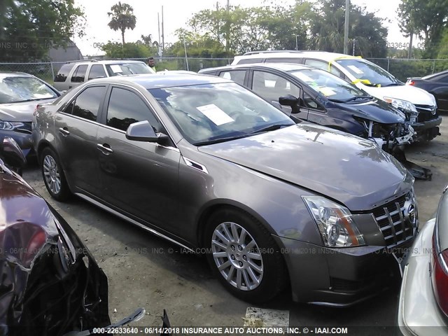 1G6DE5E59C0146554 - 2012 CADILLAC CTS LUXURY COLLECTION BROWN photo 1