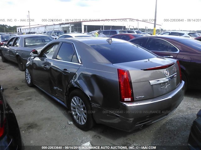 1G6DE5E59C0146554 - 2012 CADILLAC CTS LUXURY COLLECTION BROWN photo 3