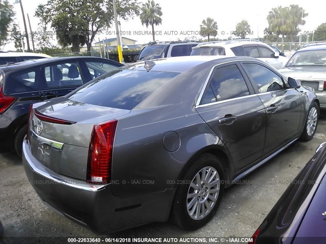 1G6DE5E59C0146554 - 2012 CADILLAC CTS LUXURY COLLECTION BROWN photo 4