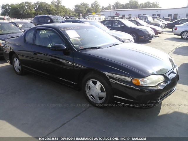 2G1WX12KXY9269353 - 2000 CHEVROLET MONTE CARLO SS შავი ფოტო 1