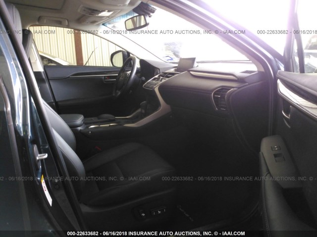 JTJYWRBZ6F2008020 - 2015 LEXUS NX 300H BLUE photo 5