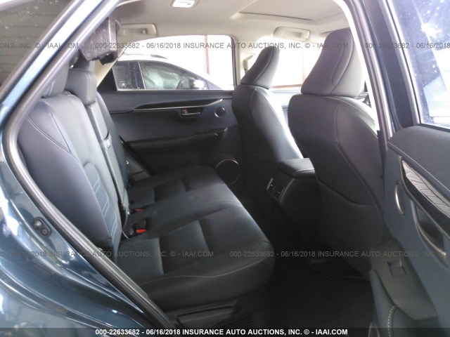 JTJYWRBZ6F2008020 - 2015 LEXUS NX 300H BLUE photo 8