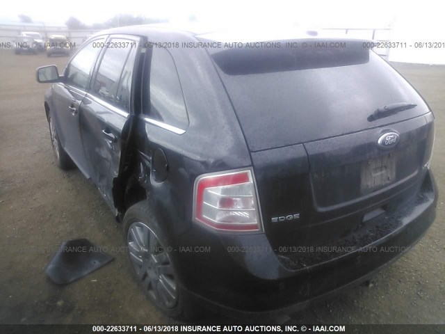 2FMDK4KC5ABA10917 - 2010 FORD EDGE LIMITED BLACK photo 3