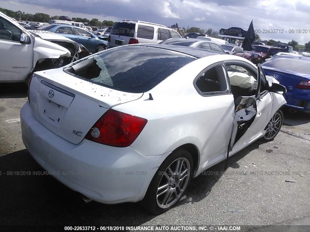 JTKDE177150061952 - 2005 TOYOTA SCION TC 白色 照片 4