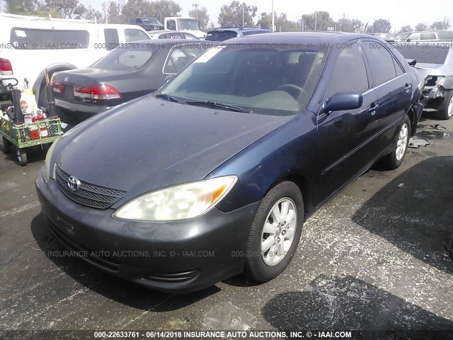 4T1BF32K53U050831 - 2003 TOYOTA CAMRY LE/XLE/SE მუქი ლურჯი ფოტო 2