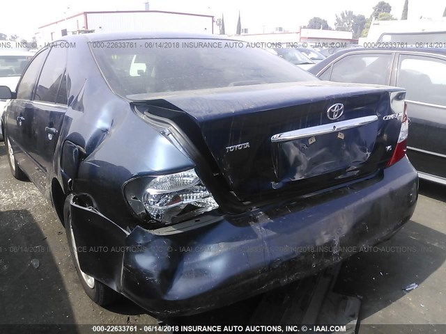 4T1BF32K53U050831 - 2003 TOYOTA CAMRY LE/XLE/SE მუქი ლურჯი ფოტო 6