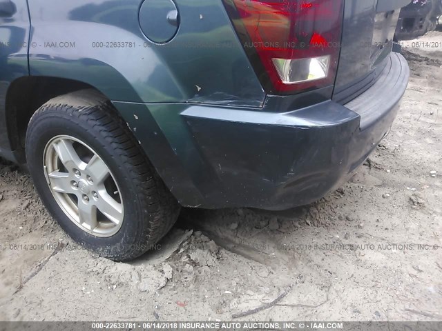 1J4GS48KX5C600644 - 2005 JEEP GRAND CHEROKEE LAREDO/COLUMBIA/FREEDOM 绿色 照片 6