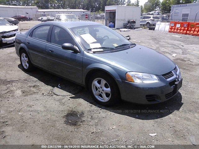 1B3EL46R56N267822 - 2006 DODGE STRATUS SXT TEAL photo 1