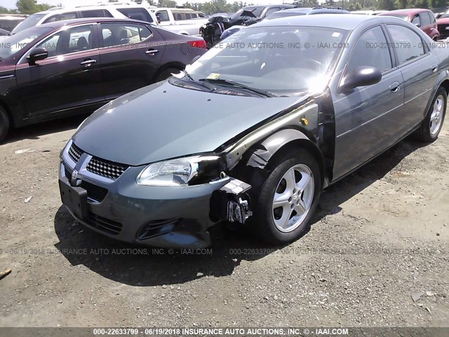 1B3EL46R56N267822 - 2006 DODGE STRATUS SXT TEAL photo 6