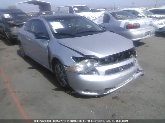 JTKDE177960090052 - 2006 TOYOTA SCION TC SILVER photo 1