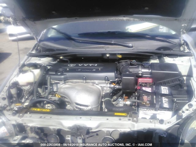 JTKDE177960090052 - 2006 TOYOTA SCION TC 银色 照片 10