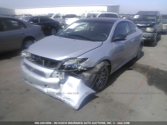 JTKDE177960090052 - 2006 TOYOTA SCION TC 银色 照片 2