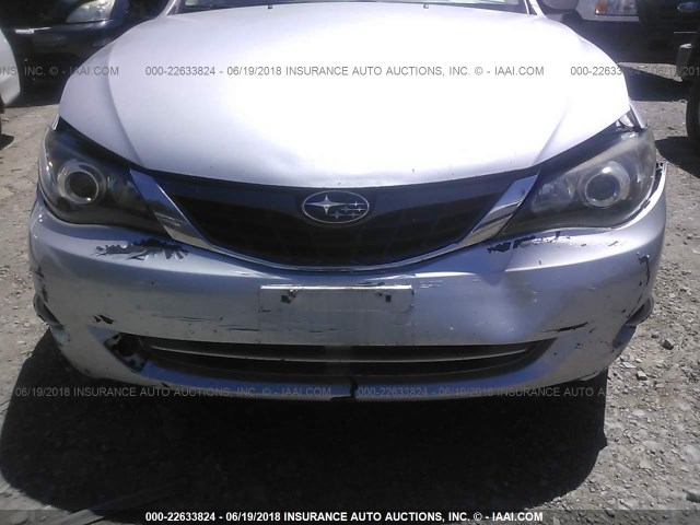 JF1GE61619H510013 - 2009 SUBARU IMPREZA 2.5I SILVER photo 6