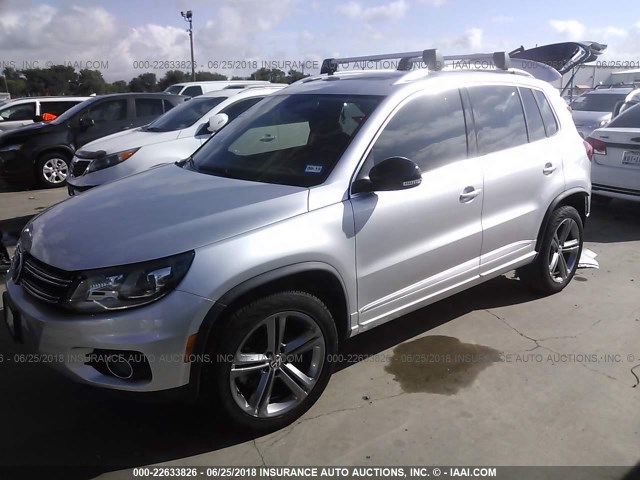 WVGTV7AX4HK018385 - 2017 VOLKSWAGEN TIGUAN SPORT 银色 照片 2