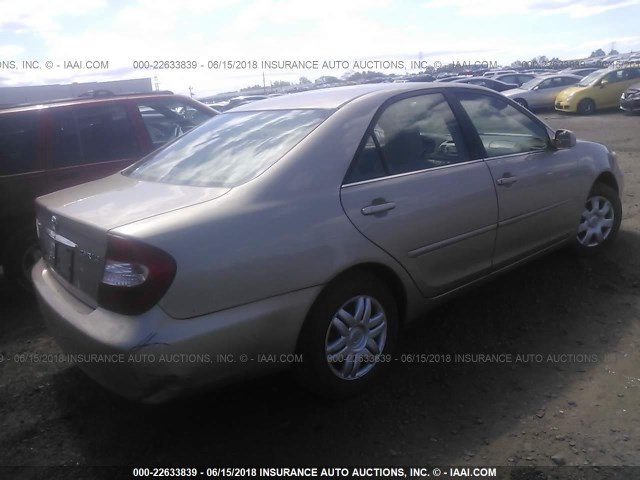 4T1BE32KX3U711594 - 2003 TOYOTA CAMRY LE/XLE/SE თაფლისფერი ფოტო 4