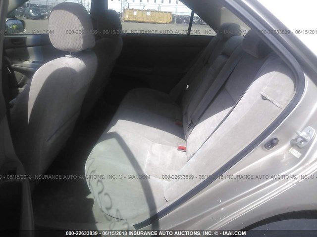 4T1BE32KX3U711594 - 2003 TOYOTA CAMRY LE/XLE/SE თაფლისფერი ფოტო 8