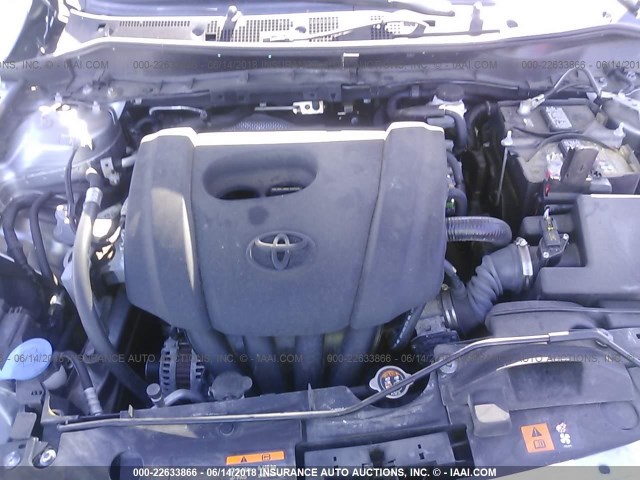 3MYDLBZV2GY104218 - 2016 TOYOTA SCION IA SILVER photo 10