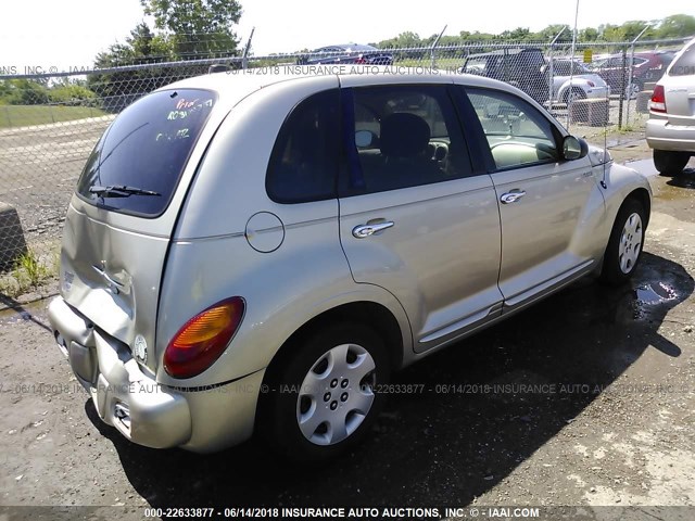 3C8FY58B55T554178 - 2005 CHRYSLER PT CRUISER TOURING GOLD photo 4