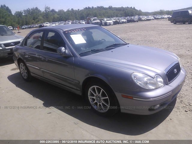 KMHWF35H95A176342 - 2005 HYUNDAI SONATA GLS/LX GRAY photo 1