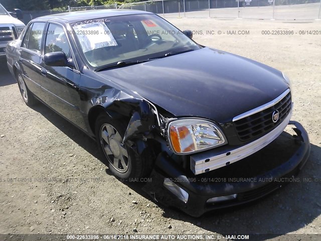 1G6KF54911U226414 - 2001 CADILLAC DEVILLE DTS BLACK photo 6