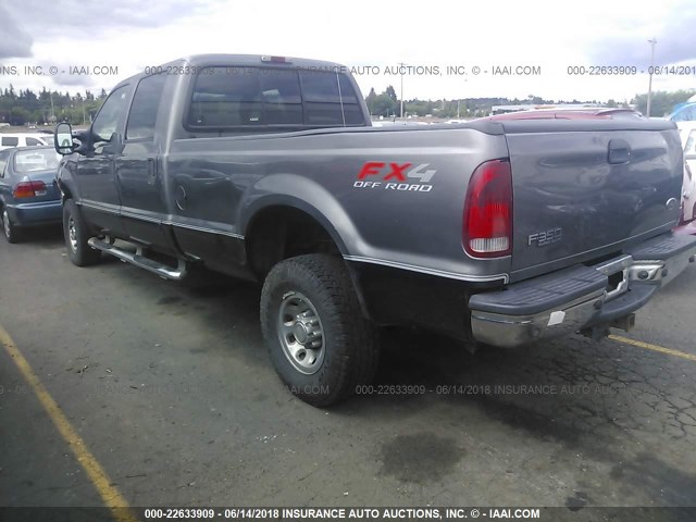 1FTSW31F43EB07460 - 2003 FORD F350 SRW SUPER DUTY GRAY photo 3