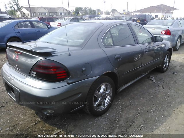 1G2NF52E14M655958 - 2004 PONTIAC GRAND AM SE1 GRAY photo 4