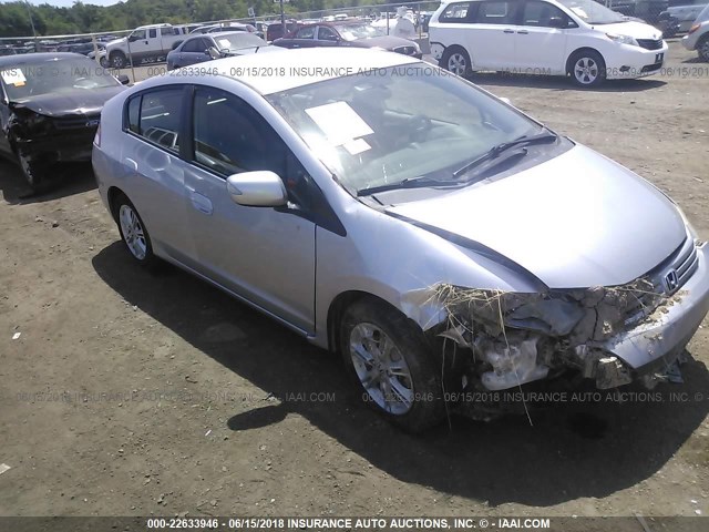 JHMZE2H73AS000486 - 2010 HONDA INSIGHT EX SILVER photo 1