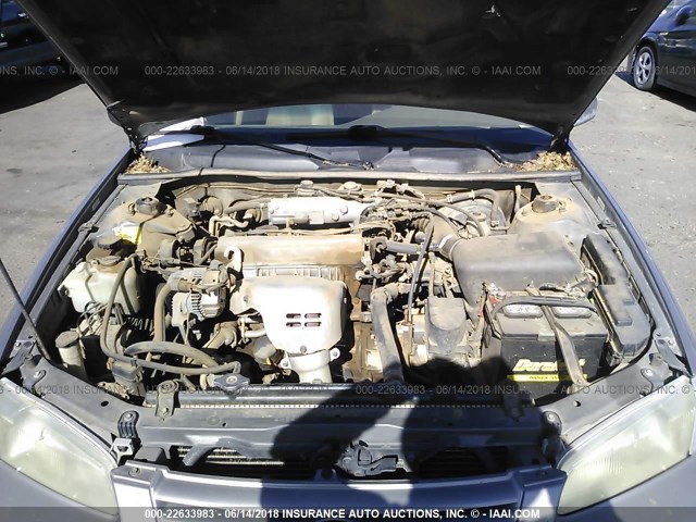 4T1BG22K7WU310870 - 1998 TOYOTA CAMRY CE/LE/XLE GRAY photo 10