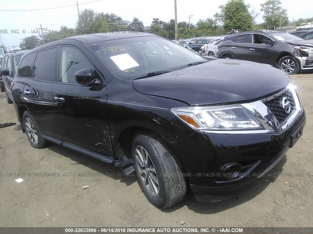 5N1AR2MN0EC699661 - 2014 NISSAN PATHFINDER S/SV/SL/PLATINUM BLACK photo 1