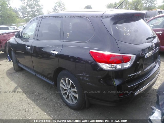 5N1AR2MN0EC699661 - 2014 NISSAN PATHFINDER S/SV/SL/PLATINUM 黑色 照片 3