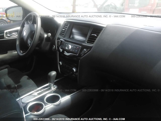 5N1AR2MN0EC699661 - 2014 NISSAN PATHFINDER S/SV/SL/PLATINUM 黑色 照片 5