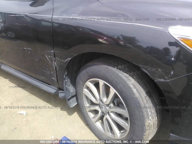 5N1AR2MN0EC699661 - 2014 NISSAN PATHFINDER S/SV/SL/PLATINUM 黑色 照片 6