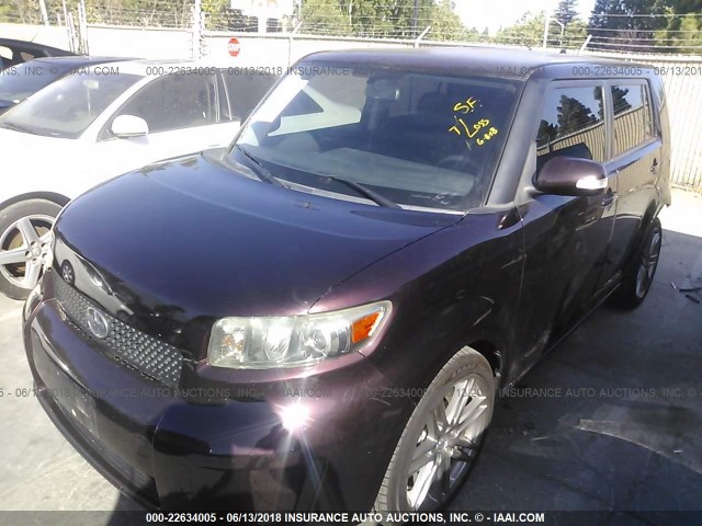 JTLKE50E991079571 - 2009 TOYOTA SCION XB იასამნისფერი ფოტო 2