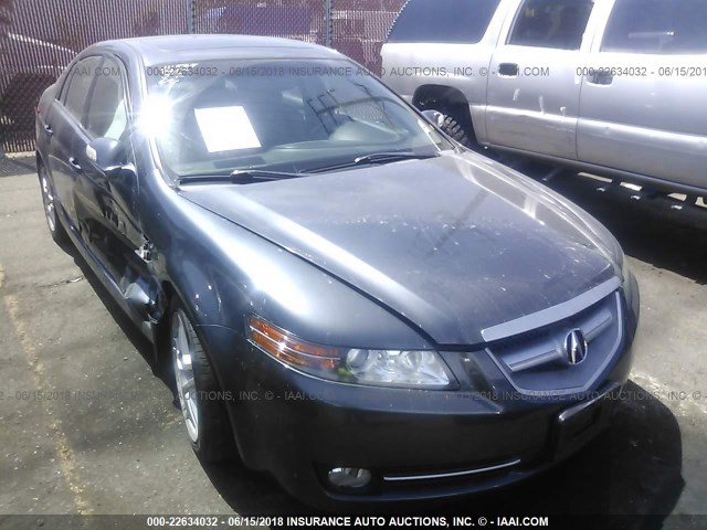 19UUA66267A014775 - 2007 ACURA TL GRAY photo 1