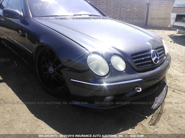 WDBPJ75J21A014661 - 2001 MERCEDES-BENZ CL 500 GRAY photo 6