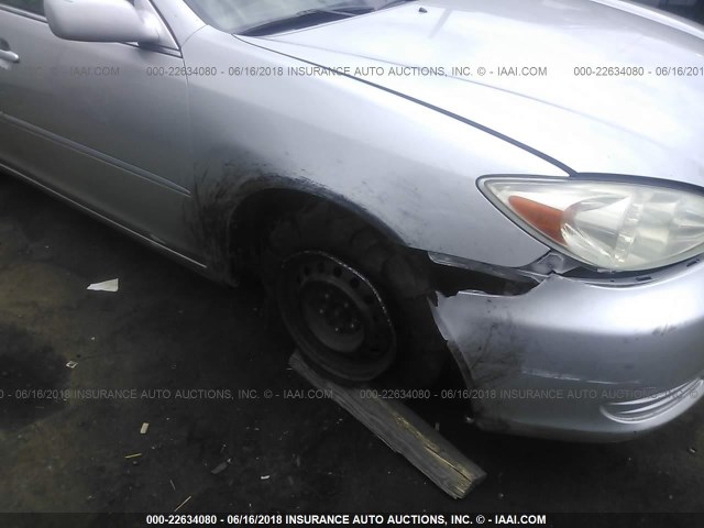 4T1BE32K94U263768 - 2004 TOYOTA CAMRY LE/XLE/SE ვერცხლისფერი ფოტო 6